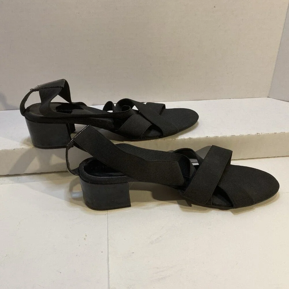 Etienne Aigner‎ Women's Strappy Wedge Sandal - Size 11 Black